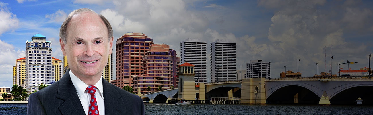 Attorney Photo With a Palm Beach County Background